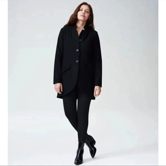 Universal Standard Beas Coat in Navy - Picture 1 of 16